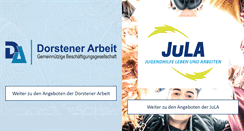 Desktop Screenshot of dorstener-arbeit.de